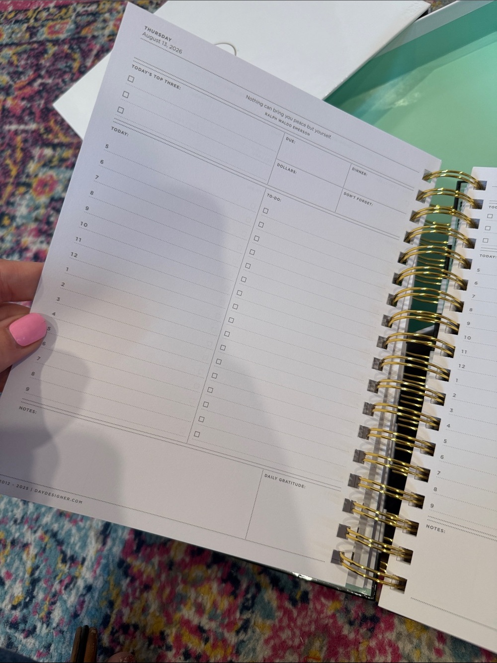 Day Designer July 26-June 27 calendar planner teacher - Picture 10 of 11